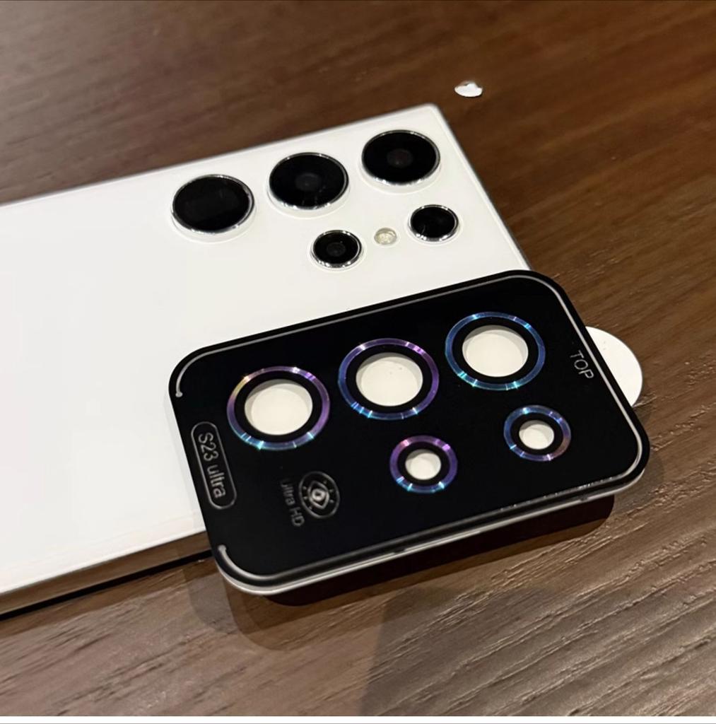 Металлический чехол-кольцо для объектива Samsung S24 Ultra S23 FE S22 Plus A15 A35 A55 A14 A24 A34 A54 Защитная пленка для объектива камеры