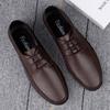 Genuine Leather Men Designer Business Oxford Shoes Luxury Brand Comfort Flats Shoes Breathable Men Driving Lace-up Walking Shoes