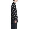 Balenciaga Свитер с принтом логотипа и круглым вырезом 724858T16651070