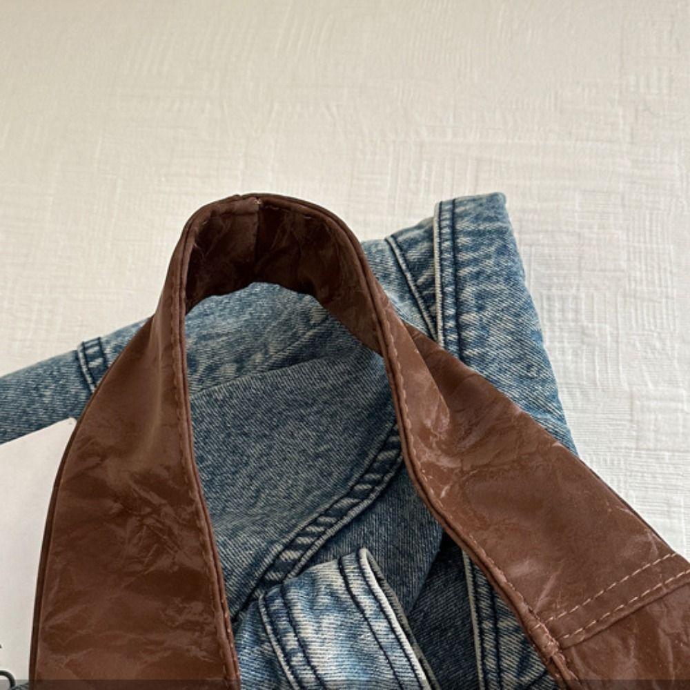 Handbag Underarm Bag Large Capacity Crescent Bag Fashion Vintage Hobo Bag Students