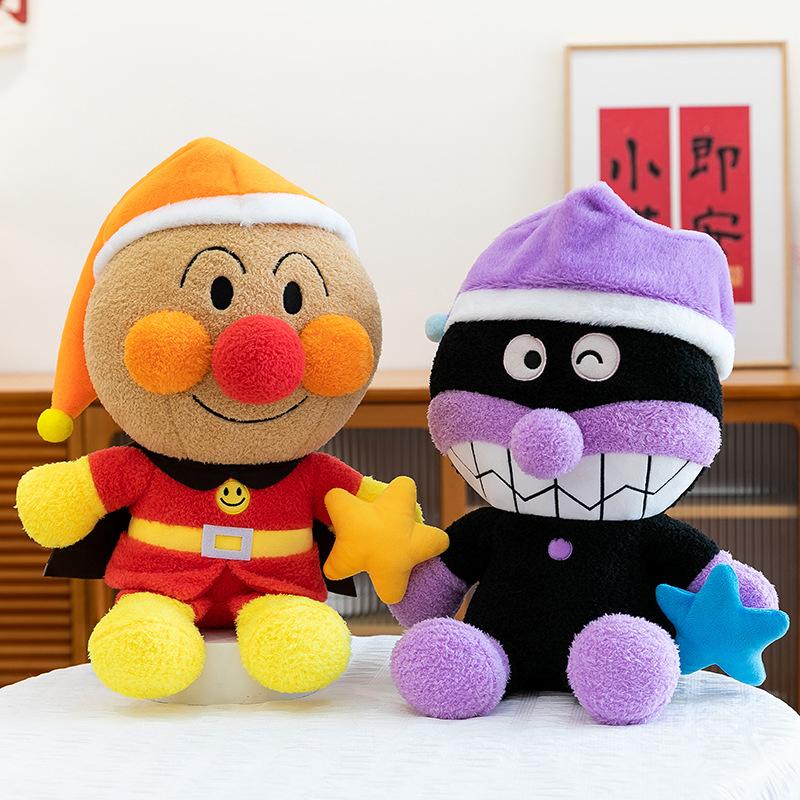Anpanman Baikinman Plush Toys 40 Cm 60 Cm Soft Stuffed Pillow Sofa Cushion Anime Peripheral Home Decor Holiday Gifts Doll Toys