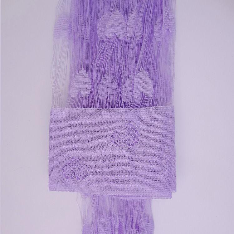 Романтическая занавеска с линией любви, занавеска на дверь с кисточками, милая занавеска с персиковым сердечком, перегородка, подвесная занавеска (1 шт.)