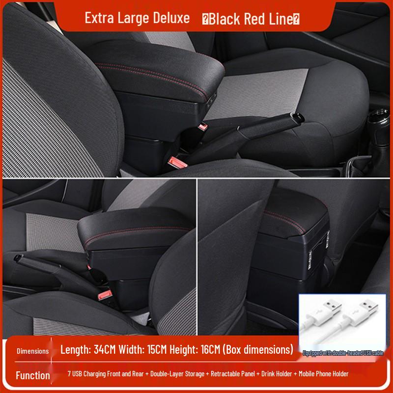 Подлокотник-бокс для Suzuki CELERIO: Центральная консоль для хранения и подлокотник