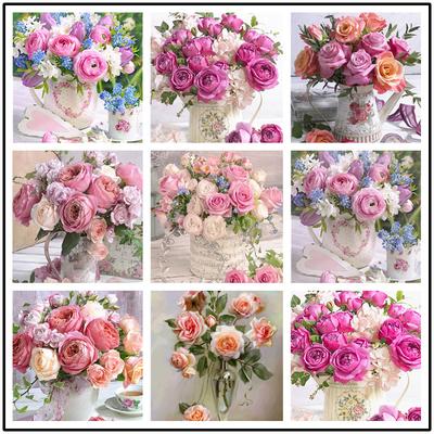 Алмазная живопись цветы