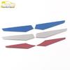 21 Kustu Front Grille Trim: Three-Color Stainless Steel Anti-Scratch Strip