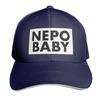Nepo Baby Baseball Cap Summer Beach Travel Streetwear Hip Hop Trendy Vintage Retro Embroidered