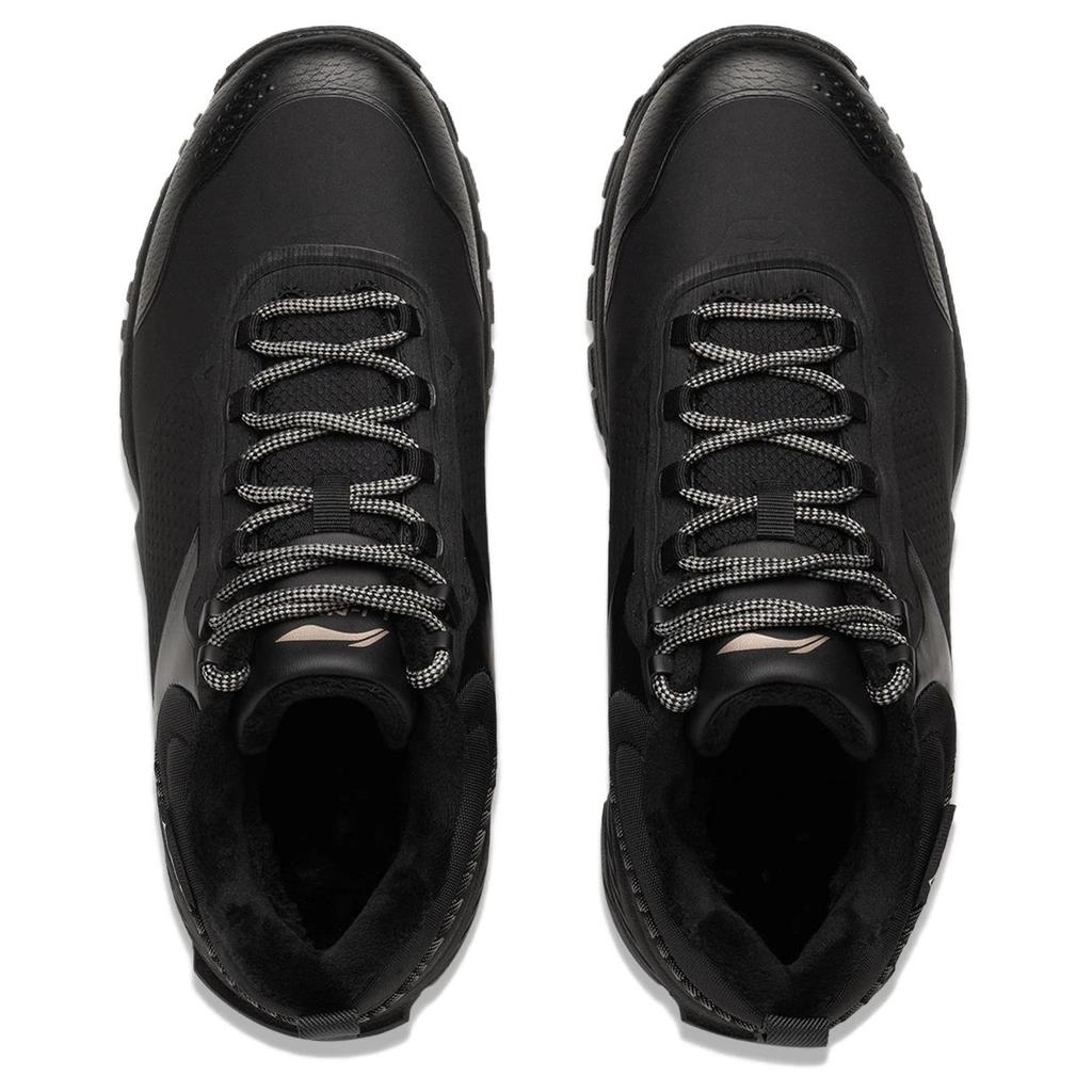 Li-Ning Comfortable Versatile Trendy Durable Warm Low-Top Casual Shoes Men Sneakers Black AGLU247-1