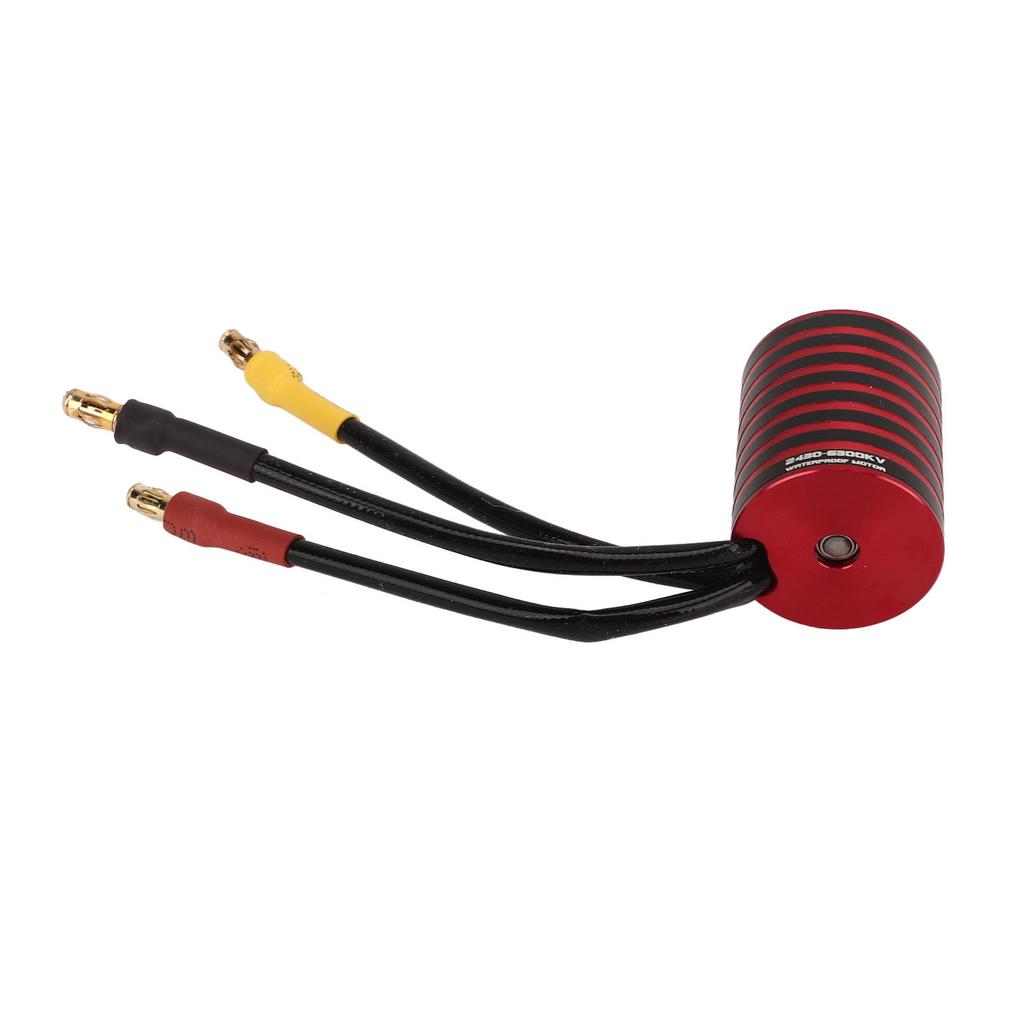 2430 Brushless Motor Large Torsion Fast Heat Dissipation Waterproof RC Car Motor for Traxxas 1 16 1 18 RC Car 6300KV