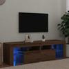 VidaXL TV Cabinet with LED Lights Artisan Oak Engineered Wood, TV Stand, Media Unit, TV Console, Furniture 856304