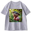 Ball Bird Gag Unisex Unisex Fun Roundneck Loose Shortsleeve Tshirt Streetwear Casual Highquality Tshirt Y2k Fashion Clothes