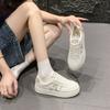 Little White Shoes Women's 2025 Summer New Women's Shoes Soft-soled Casual Shoes Board Shoes Versatile Women's Shoes Flat-soled Casual Shoes