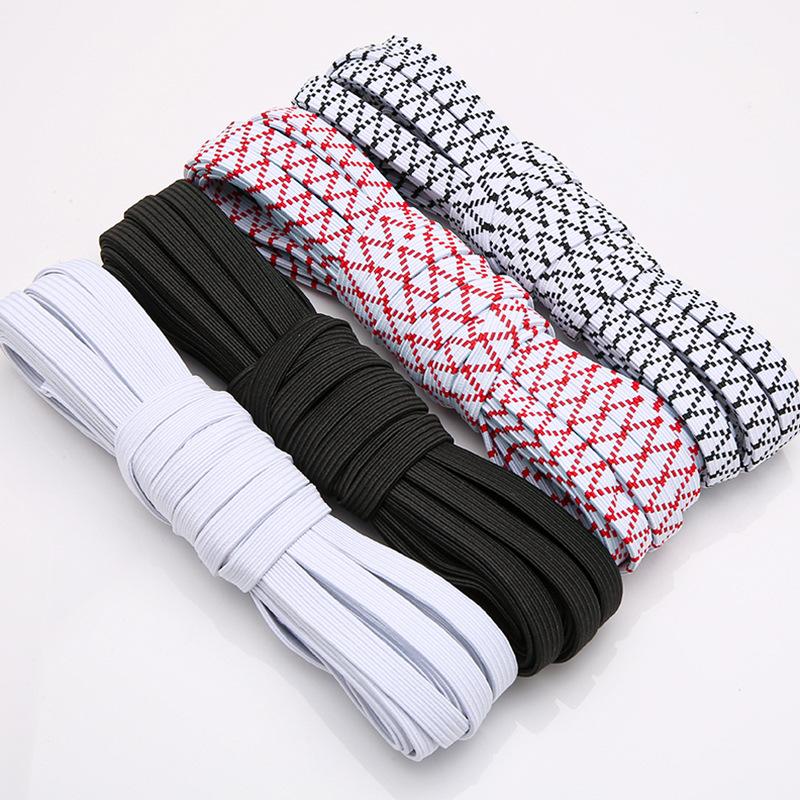 Утолщенная двухслойная эластичная лента с высокоэластичным латексным ремнем, плоская и свободная тугая веревка, простой эластичный тканый ремень, аксессуары для одежды