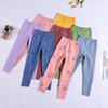 Kids' Autumn/Winter Warm Fleece-Lined Leggings: Double-Sided Thin, Elastic Pajama Pants for Boys and Girls (Middle To Large Children)