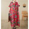 DIMANAF Women 2024 Plus Size Spring Summer Oversize Style Dress Beach Elegant Floral Long Dress Oversize Basic Loose Dress Plus Size