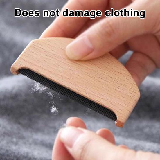 Wool Cashmere Comb for Sweater Manual Wooden Pilling Remover Fuzz Fabric Lint Remover Portable Clothing Brush Tool for Knits Woolens Scarves
