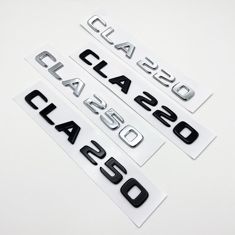 3D Letters CLA180 CLA200 CLA220 CLA250 CLA260 4Matic ABS Emblem for Mercedes Benz C118 W117 Car Fender Trunk Rear Logo Sticker WX4