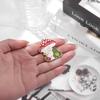 Cute Cartoon Mushroom Frog Brooch Pin Cute Decorative Badge For Backpack And Clothing