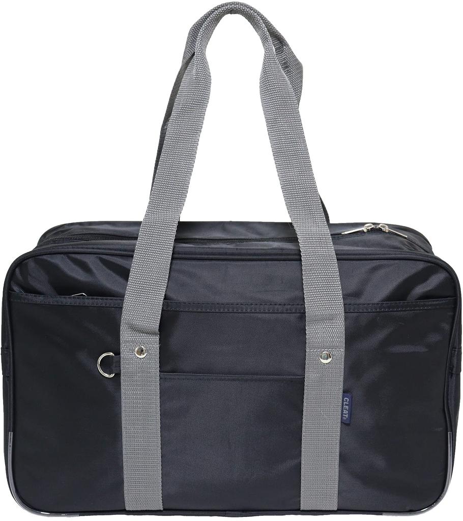 School Inner B4 Black Gray [CLEAT] Bag, Multi-functional, Pocket, Polyester, Size,