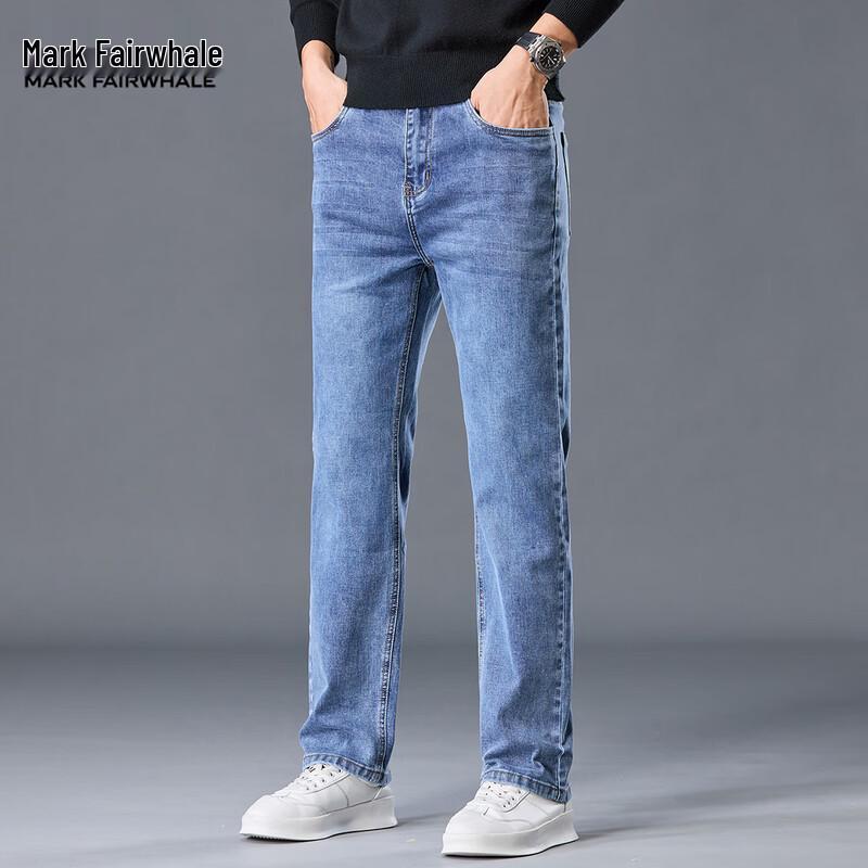 Мужские джинсы Mark Fairwhale из выстиранного денима прямого кроя