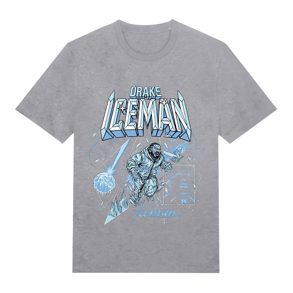 Iceman Comic T-Shirt 2026 Trending Tees Aesthetic Streetwear Unisex Cotton Tee Short Sleeve Tops Y2K