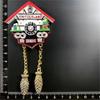 Часы с кукушкой Наклейки на холодильник Швейцария Швейцария Эльзас Франция Германия Австрия Магниты на холодильник Туристический сувенир Украшение для дома