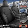 Всесезонные износостойкие кожаные чехлы и подушки на сиденья для Tesla Model Y