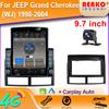 9,7-дюймовый вертикальный экран Tesla Android автомобильное радио для Jeep Grand Cherokee II WJ 1998-2004 навигация GPS мультимедийный плеер