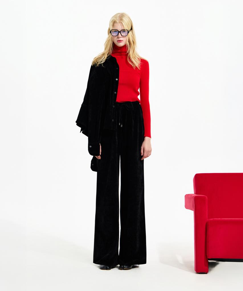 Seunoya 25Fw Flow Fit Вельветовые струящиеся брюки