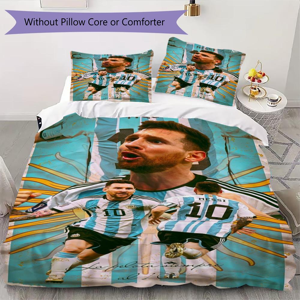 Soccer Player Action Bedding Without Core 1 Duvet Cover 2 Pillowcase Without Core Bedding Set Duvet Cover And Pillowcase