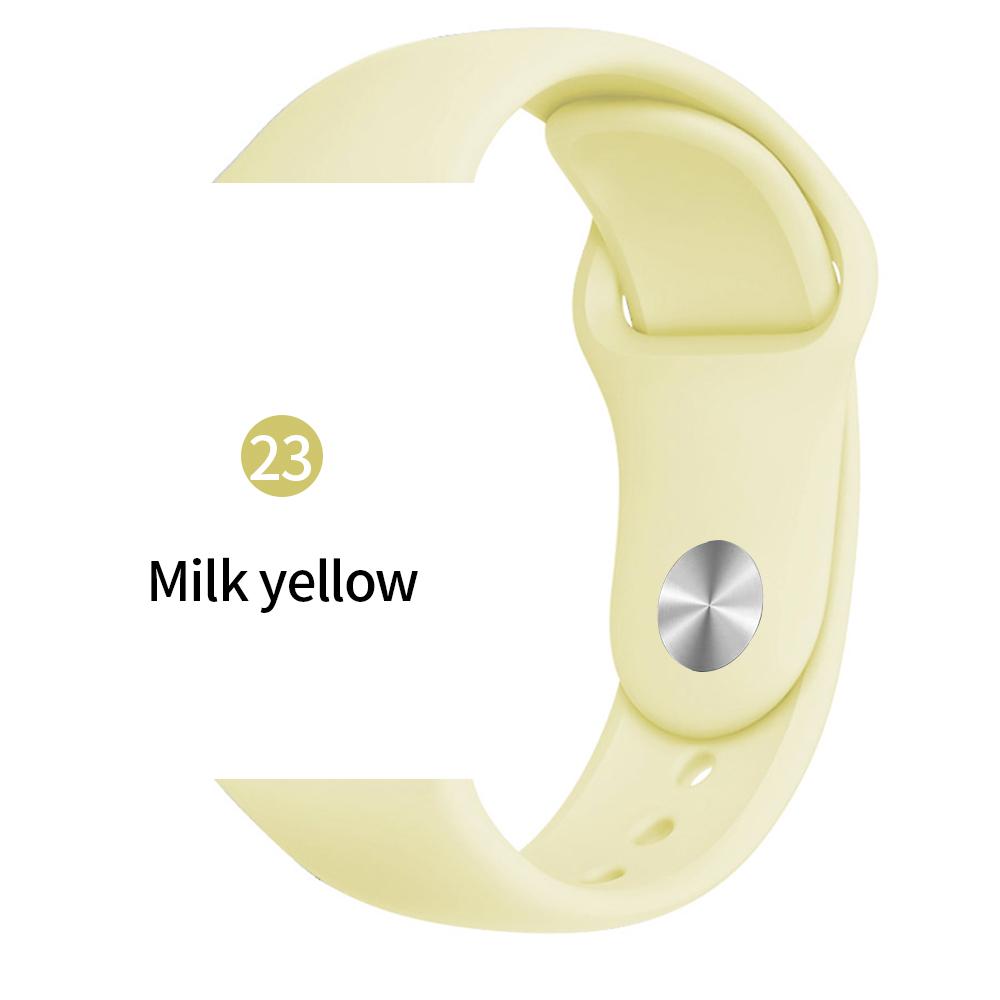 Мягкий спортивный силиконовый ремешок для часов Apple 4 3 2 1 38 мм 42 мм дышащий браслет для Iwatch Series 5 6 SE 40 мм 44 мм ремешок