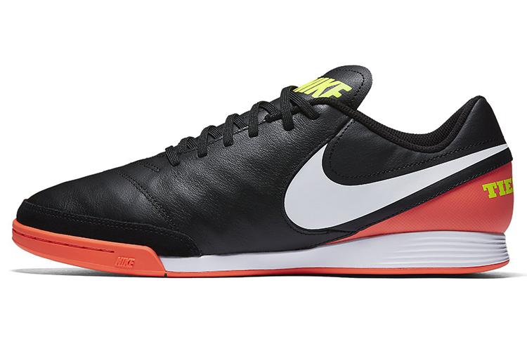 Nike Tiempo X Genio 2 Кожаный Ic 'Черный Гипер Оранжевый' 819215-018