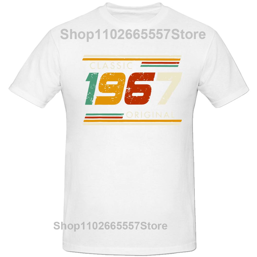 Classic 1967 Original Vintage 57th Birthday Gifts 57 Year Old T Shirts Summer Christmas Party Cotton Retro Gift Idea T-shirt