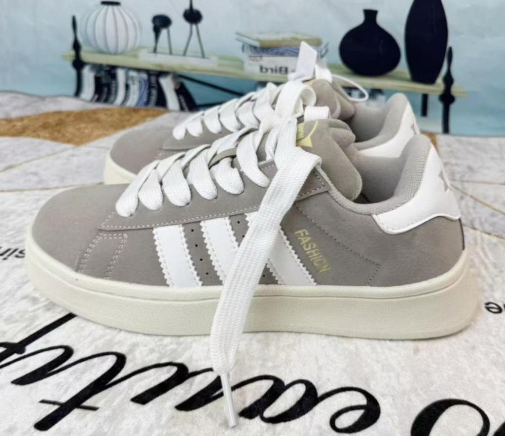 Трендовые мужские осенние подростковые низкие кеды в повседневном стиле с тремя полосками