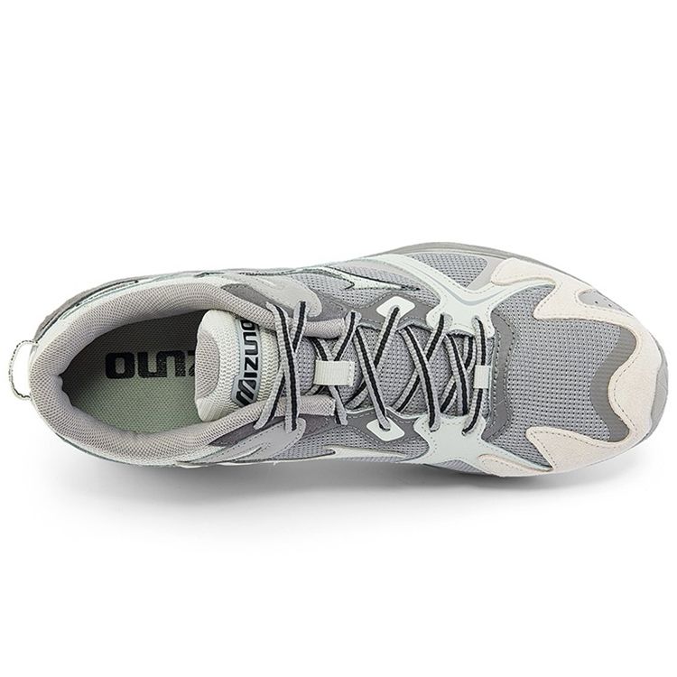 Mizuno LG 90s EC Comfortable Fabric Leather Shock Absorbing Wear Resistant Breathable Low Top Casual Running Shoes Unisex Sneakers D1GH221305