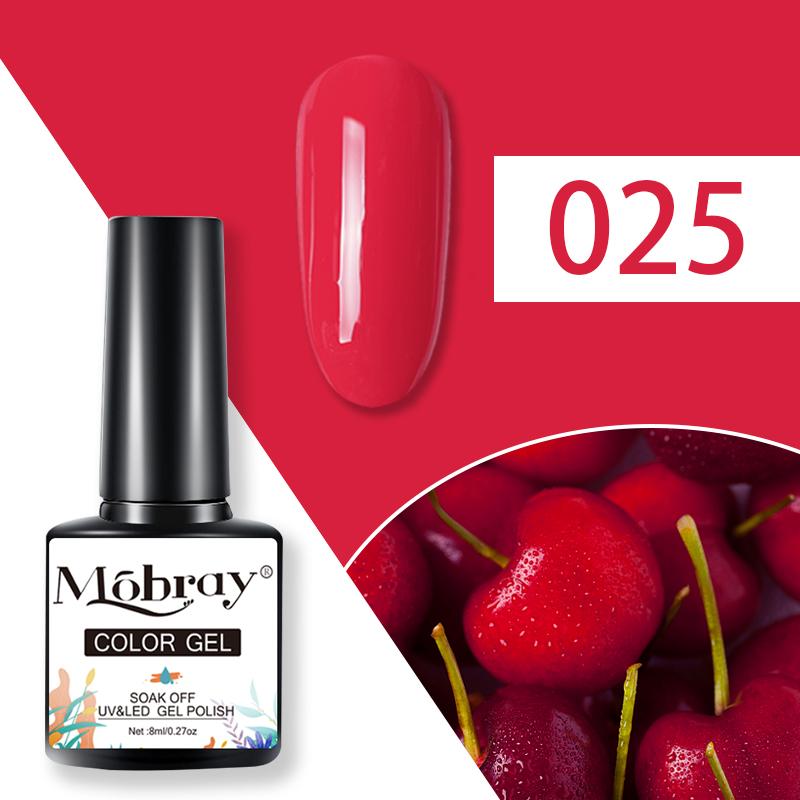 Mobray 80 цветов гель-лак для ногтей 8 мл полупостоянный гель-лак замачиваемый УФ-гель для дизайна ногтей