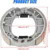 YOXUFA Mini Bike Brake Lever Kit Drum Brake Cable Shoes Replacement For Coleman CT200U CT200U-EX BT200X Baja Warrior Heat MB200 Massimo Axis M200