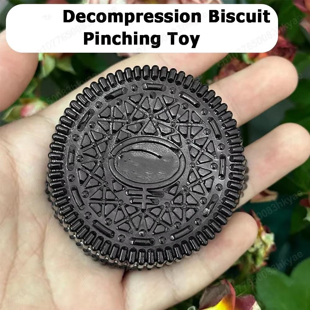 Taba Squishy Biscuits,Silicone Stress Pressure Relief Squishy Toys Mochi Taba Squishy Simulated Cookies Fidget Toy Pinching Toy