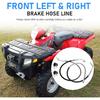 Передние левый и правый тормозные шланги для Polaris Sportsman Magnum Trail Boss Blazer Xplorer Xpress Scrambler Sport Xpedition Big Boss Diesel Worker 250