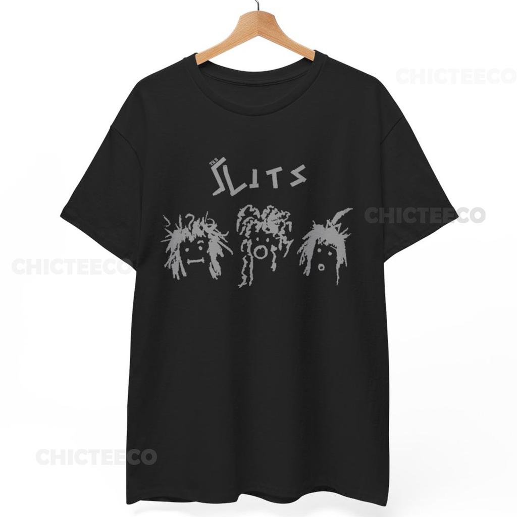 26 The Slits Панк-рок группа Футболка Иконическая Музыка Ретро Унисекс Футболка Унисекс