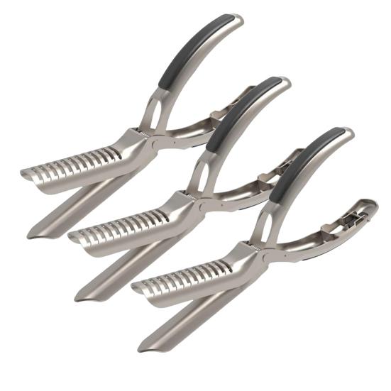 Инструмент для удаления мембраны из ребер Набор для подготовки ребрышек для барбекю из нержавеющей стали Эргономичный дизайн Инструменты для снятия мембраны из ребер