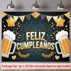 Фон для вечеринки Плоский Feliz Cumpleaos Мероприятия Свадьба Церемония вступления Четыре сезона Мероприятие Фотофон Декор входной двери Тема Тема Тема Тема