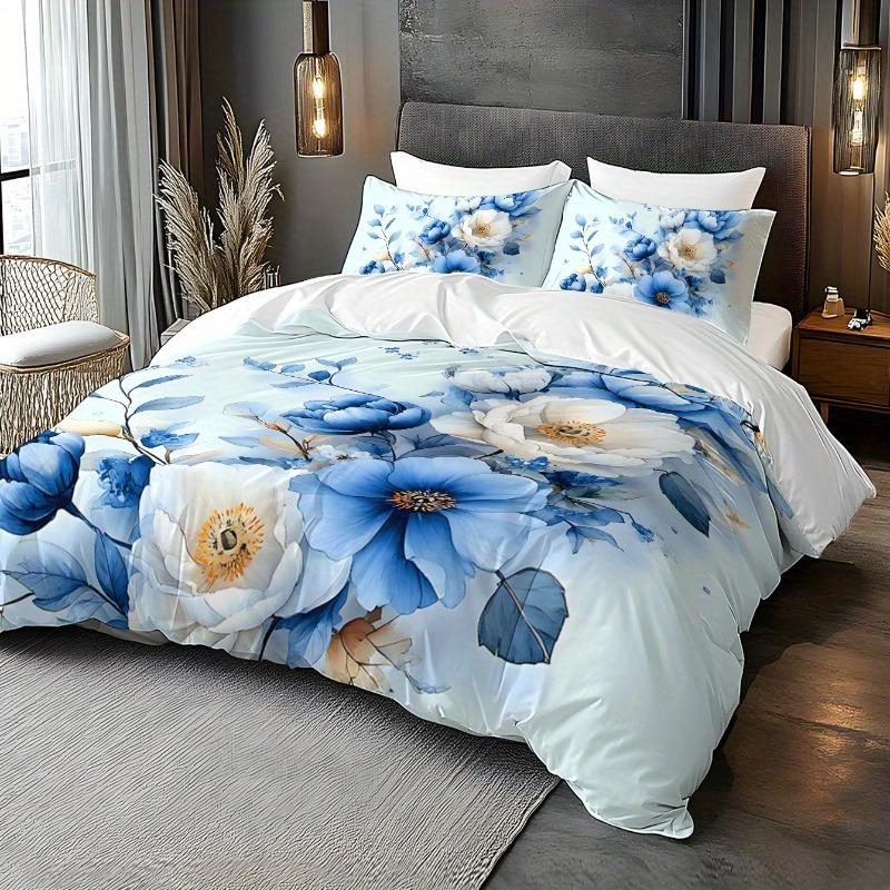 Princess Floral Bedding Set Duvet Cover Set Quilt Cover With Pillowcase For Bedroom Decor Birthday Gift Halloween Christmas Gift