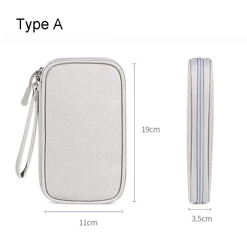Gadget Cable Organizer Bag Digital USB Cable Storage Bag Portable Travel Organizer for Wire Earphone Power Bank Storage Bags