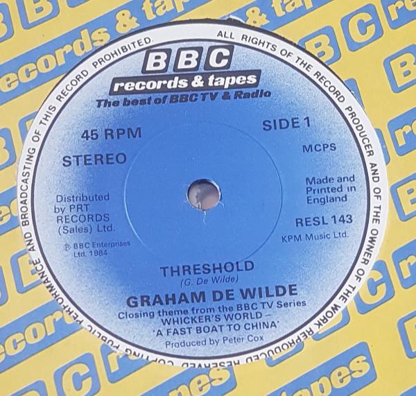 7-дюймовая пластинка GRAHAM DE WILDE Threshold RESL143 BBC Records И 1984 UK Soundtracks Musicals Б/у
