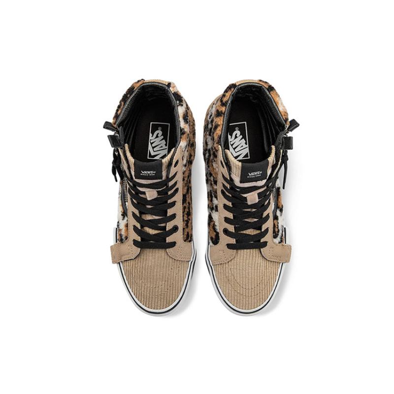 Vans Унисекс SK8 HI Cap Кроссовки-мидтопы Коричневый/Черный Vans VN0A3WM1ABH