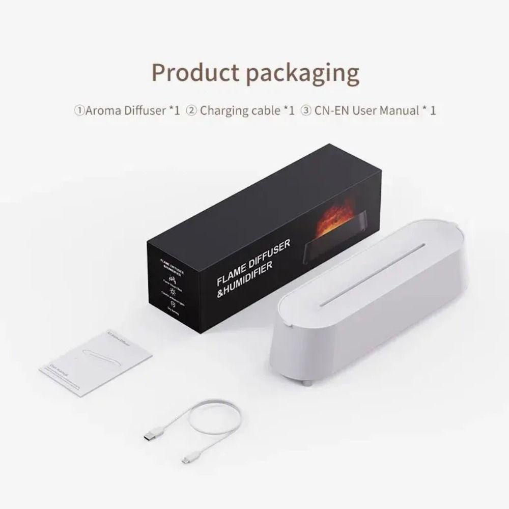 Ультразвуковой увлажнитель пламени Fogger, имитация камина, увлажнитель воздуха, диффузор аромата пламени для дома