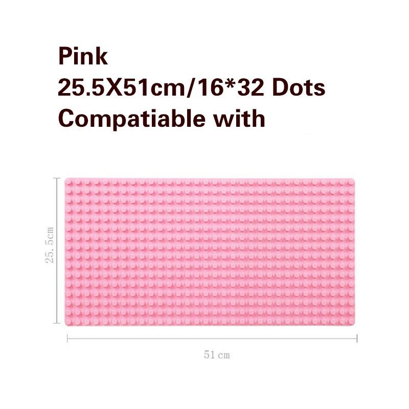 51*25,5 см Крупногабаритные строительные блоки Базовая плита Кирпичи Базовая плита DIY Развивающие игрушки для детей Кирпичная стена