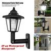 2023 1PC Solar Power LED Light Path Way Wall Landscape Mount Garden Fence Lamp Garden Suncatchers New Fashion