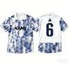 Custom Youth Kids Unisex Soccer Jersey Kit Set Breathable Plus Size Summer Short Sleeve Polyester Football Uniform