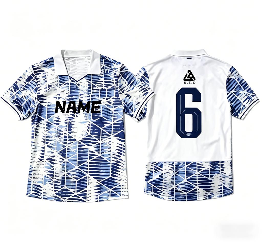 Custom Youth Kids Unisex Soccer Jersey Kit Set Breathable Plus Size Summer Short Sleeve Polyester Football Uniform